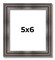 Photo Size Shadow Box 1.75" Deep Brown Frame - UV Acrylic, Backing, Hanging Hardware